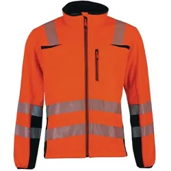 Prevent Trendline,  Warnschutz-Softshelljacke Prevent Trendline Grösse L orange/schwarz (L)