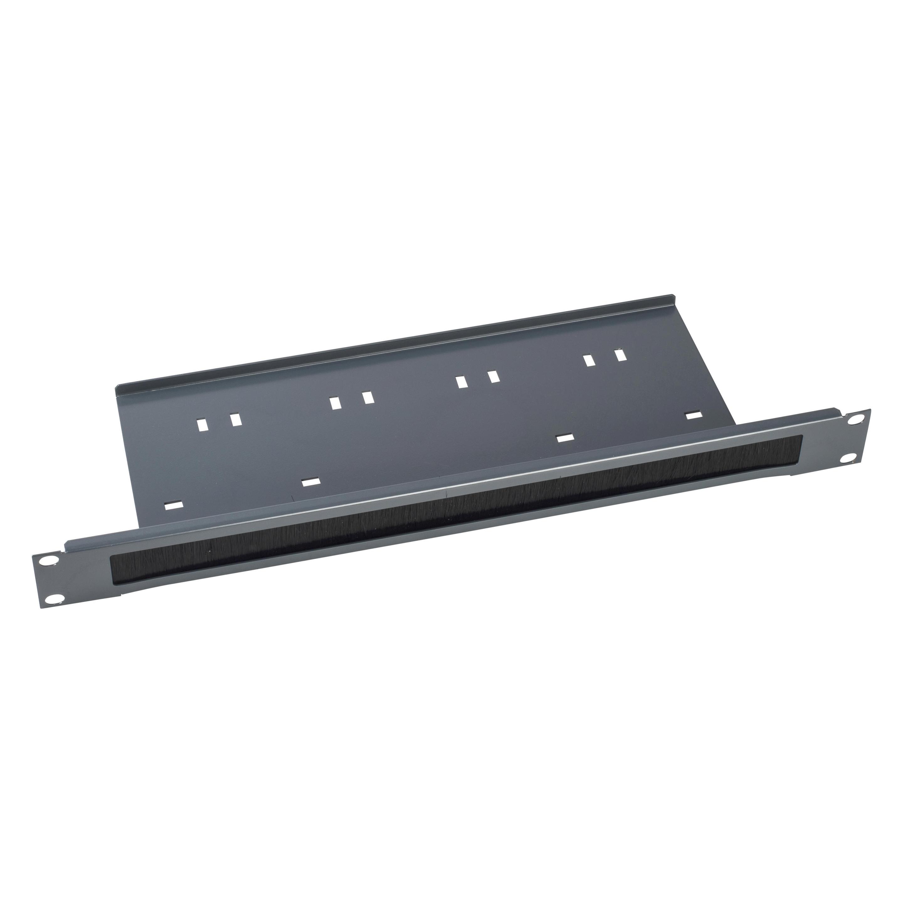Schneider Electric Frontplatte 19" 1He Bürstendichtung o Halterung (NSYCRTM1U1PS)
