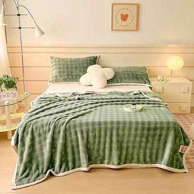 Decken Überwürfe, Gestreift Polyester Weich Decken