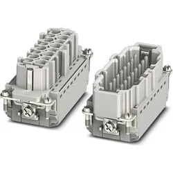 Phoenix Contact Steckverbinder-Set mit Push-In, Elektronikkabel + Stecker, Schwarz