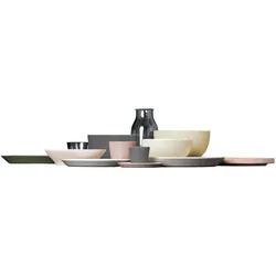 Alessi Tonale, Schüssel + Schale, Grau