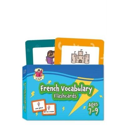 French Vocabulary Flashcards for Ages 7-9 (with Free Online Audio), Gebundene Ausgabe von Cgp Books, CGP Books, 978-1-78908-742-0