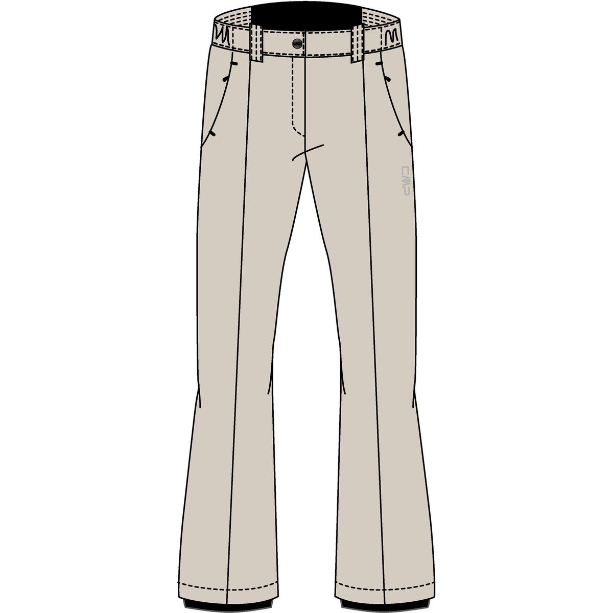 CMP Woman Ski Ski Pant kaki (P220) 34 3W20636-P220-34