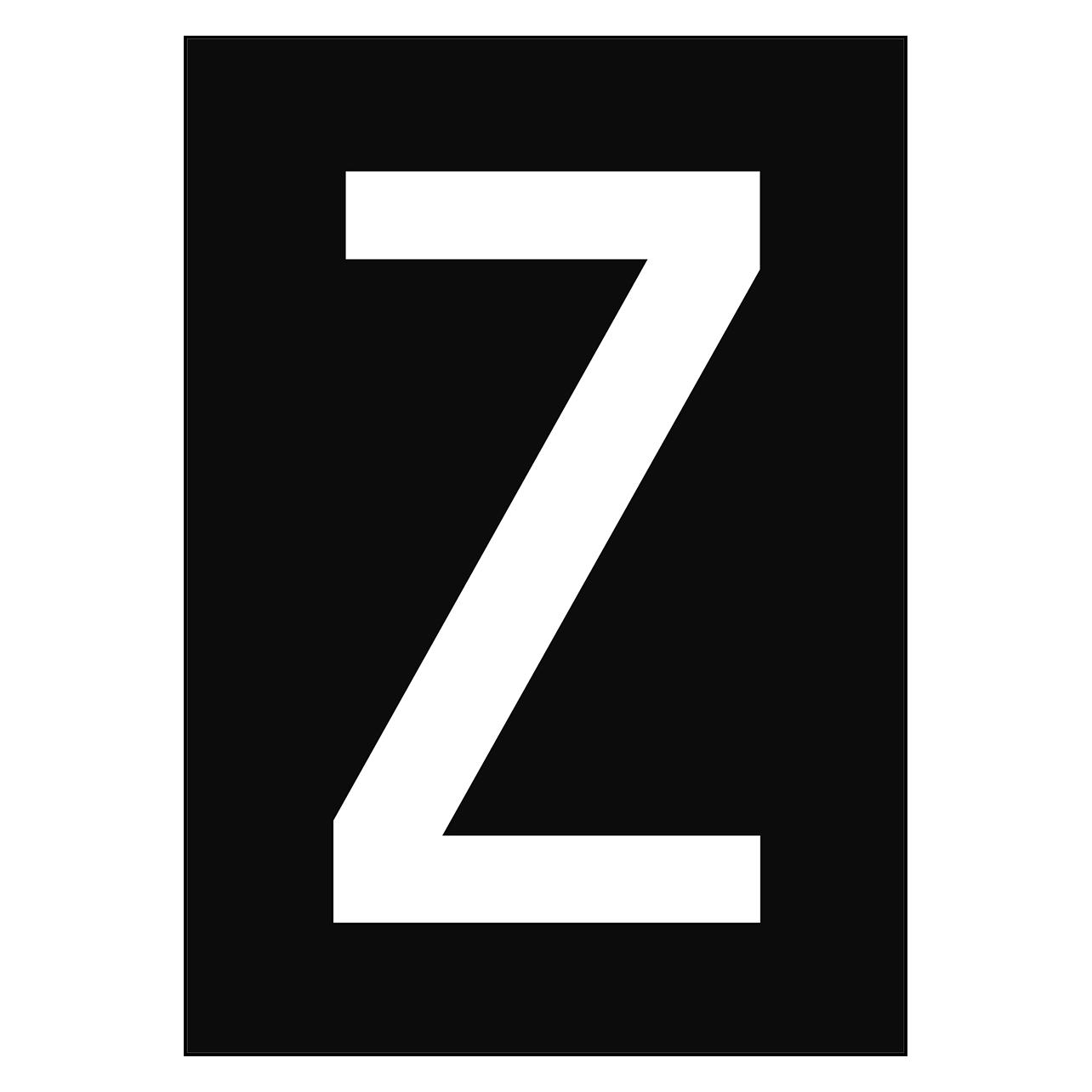 Brady A4-Etiketten mit Zahlen und Buchstaben (NL859A4WH-Z)
