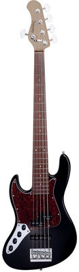 Sadowsky MetroExpress 21 Hyb 5 SBHP LH Solid Black Hochglanz