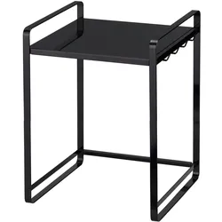 Yamazaki Ausziehbares Küchenregal, Küchen Organizer, Schwarz