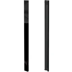 emco loft Halbeinbau Set, für Lichtspiegelschrank, 2 seitliche Profile, 733mm, 979800074, Farbe: schwarz-verglast