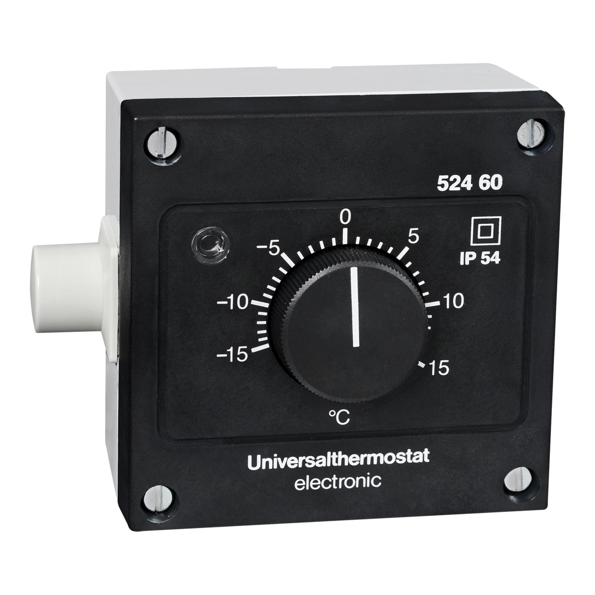 Moravia Thermostat spritzwassergeschützt Schutzart IP 54 mit Aussenskala (245.12.536)