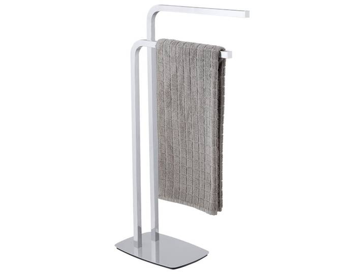 Schöner Wohnen Handtuchständer Acate, Chromfarben, Metall, gebogen, 20x46.5x81.5 cm, Badezimmer, Badezimmerausstattung, Handtuchhalter