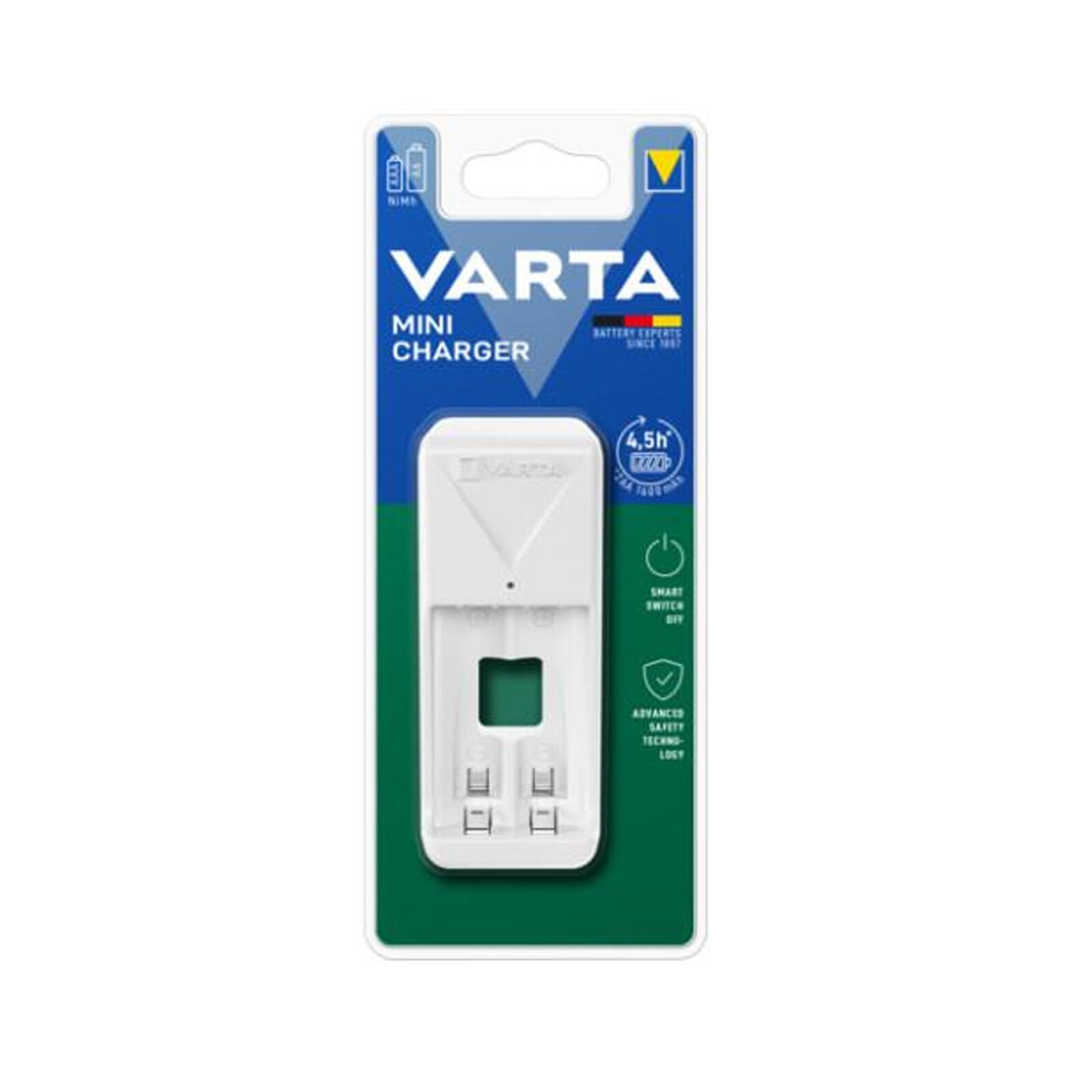 Varta Mini Akku-Schnellladegerät inclusief accu's