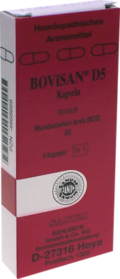 SANUM-KEHLBECK GmbH & Co. KG BOVISAN D 5 Kapseln 5 St 04868669