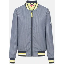 Derbe Bomberjacke Fishers Blousby Damen Blau Weiß Gestreift Blouson