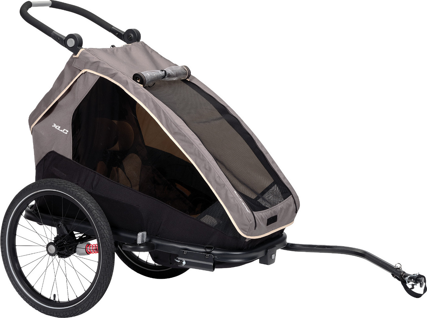 XLC Fahrradkinderanhänger MONO S BS-C09 20 Zoll Anhänger & Kinderwagen Federung