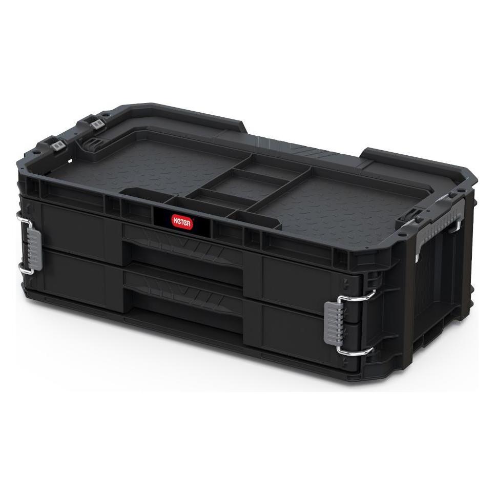 Keter Box Organizer With 2 Connected Drawers (250037)