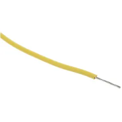 RS PRO, Kabelleitung, UL3266 Hook-up wire 22AWG Yellow 100m (100 m)