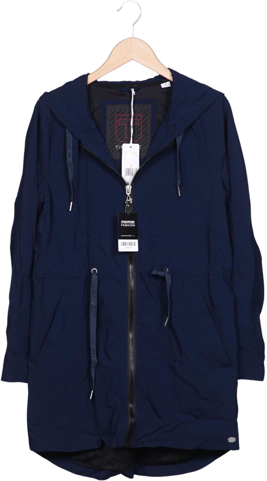Timezone Damen Mantel, Marineblau, Gr. S, Synthetik / Elasthan / Viskose - Second Hand