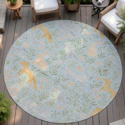 Addison Rugs Machine Washable Indoor/ Outdoor Whimsy Foxy Chantille Rug