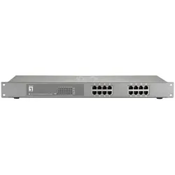 LevelOne FEP-1612W120 Netzwerk-Switch Fast Ethernet (10/100) Power over Ethernet (PoE) Grau