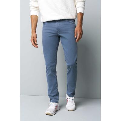 5-Pocket-Jeans MEYER "Jeans", Herren, Gr. 36, Länge 34, blau, 75% Baumwolle, 21% Lyocell, 4% Elasthan, unifarben, slim fit lang, Jeans 5-Pocket-Jeans, M5 Serie, schlanke Passform