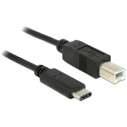 DELOCK Kabel USB 2.0 C Stecker > B Stecker 1m