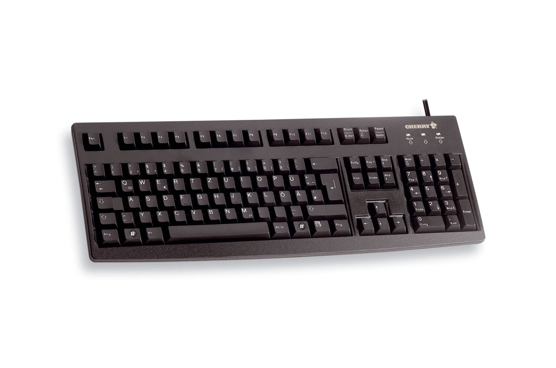 Cherry G83-6105 Tastatur kabelgebunden, Schwarz (Layout: russisch)