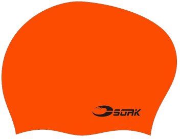 Badmössa Silicon long hair cap orange - Soak