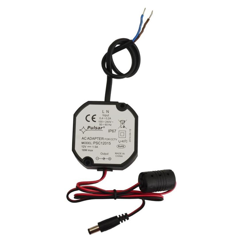 Pulsar PSC12015 - Stromversorgung - Indoor - Schwarz - IP67 - CE - 18 W (PSC12015)