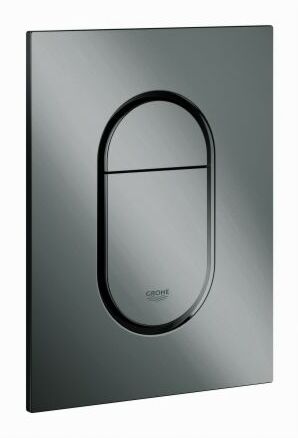 Grohe Arena Cosmopolitan Betätigunsplatte 37624A00 hard graphite, senkrechte Montage