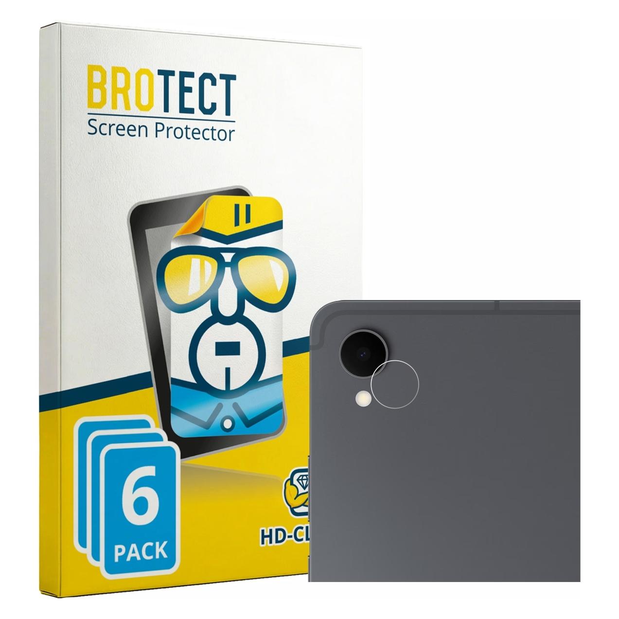 Brotect Schutzfolie für Samsung Galaxy Tab S12 Plus (NUR Kameraschutz) Displayschutz Displayschutzfolie (6 Stk., Samsung Galaxy Tab S12+) (4265290)