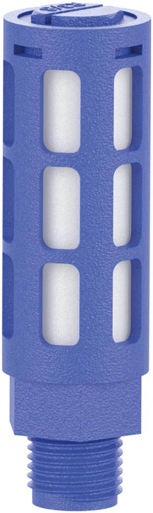 Riegler Kunststoff-Schalldämpfer, Polyethylen-Dämpferelement, G 1/4 (SD14PE)