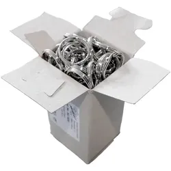 Wedo 100er-Pack Metall-Schlüsselringe 25 mm (Ø)