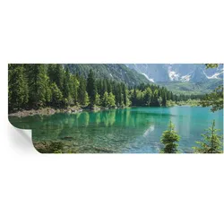 FOTOTAPETE 250x104 cm - Grüner See