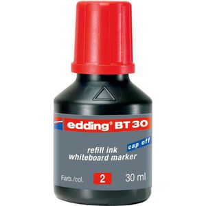 Edding Nachfülltusche BT30, rot, für Boardmarker, mit Tropfensystem, 30ml