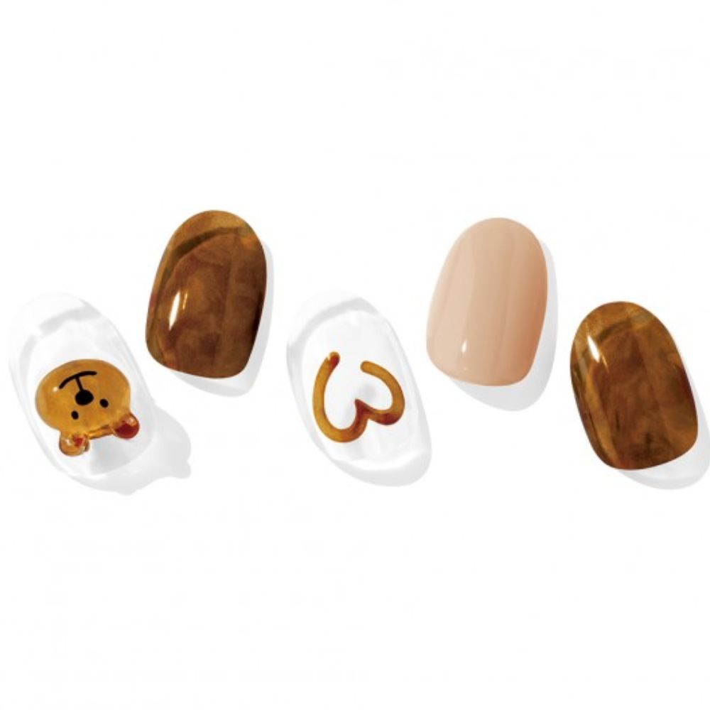 Ohora Gel Nail Strips Pro-Finish Gel 30&nbsp;un. Caramel Bear