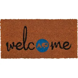 Berger Welcome blue Kokos Fußmatte 50 x 25 cm