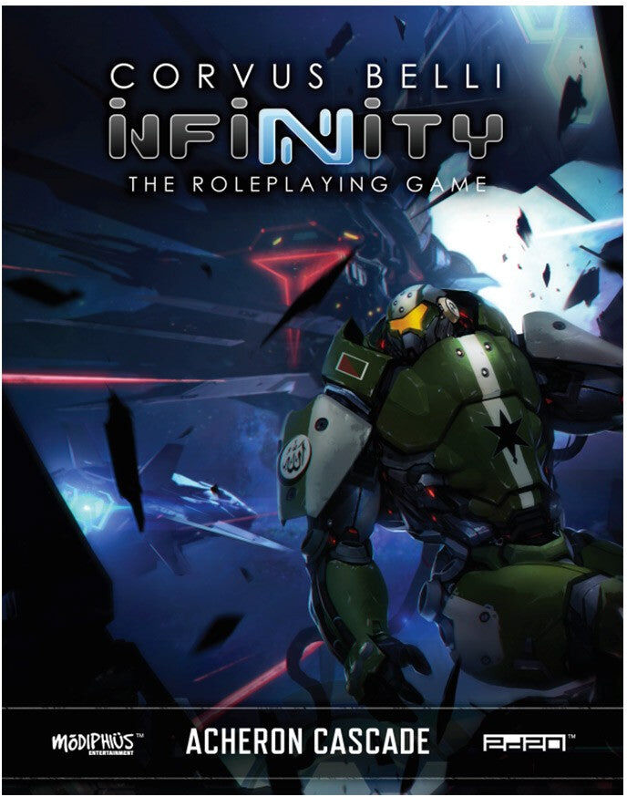 Infinity RPG: Acheron Cascade Campaign Book by Modiphius Entertainment - Science-Fiction Roleplaying Campaign for 156 Pages