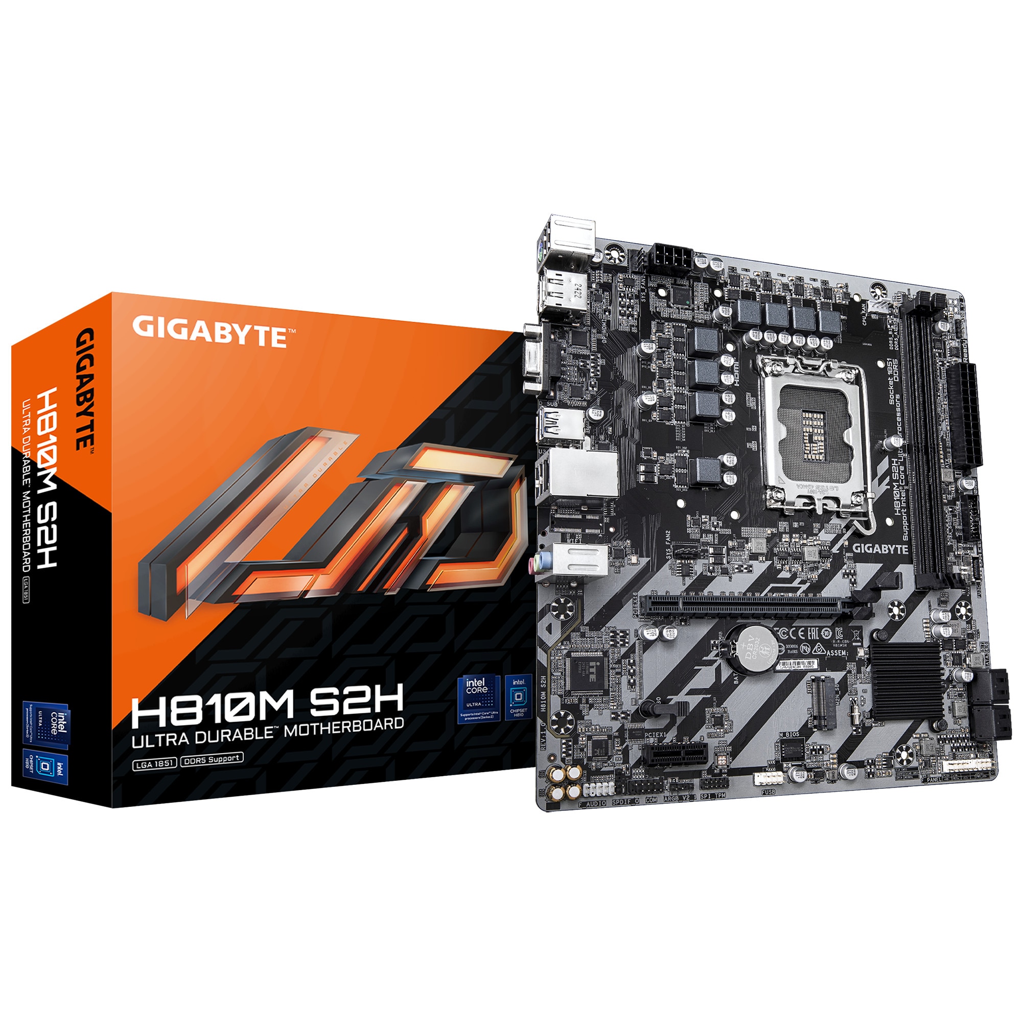 GIGABYTE H810M S2H Micro-ATX Mainboard - Sockel 1851