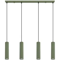 Sollux SL.2005 Pendelleuchte KARBON 4L olivgrün