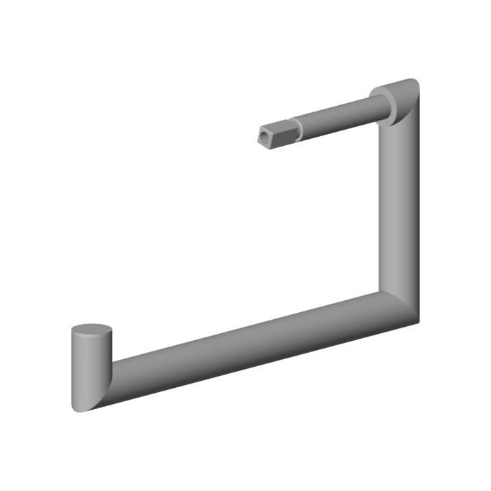 Dornbracht Rohr mit Aufnahme 90282262800-00 chrom