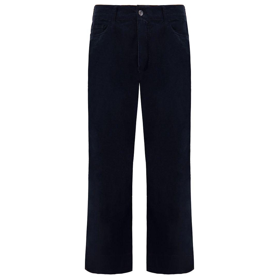 Emporio Armani J33 reguläre Fit Wide Leg Womens Hosen