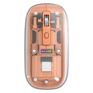 Marvo PRISM B10 orange / Kabellose Maus / optisch / 1600 DPI / 4 Tasten / USB 2,4 GHz / Bluetooth (Kabellos) (M810W OR)