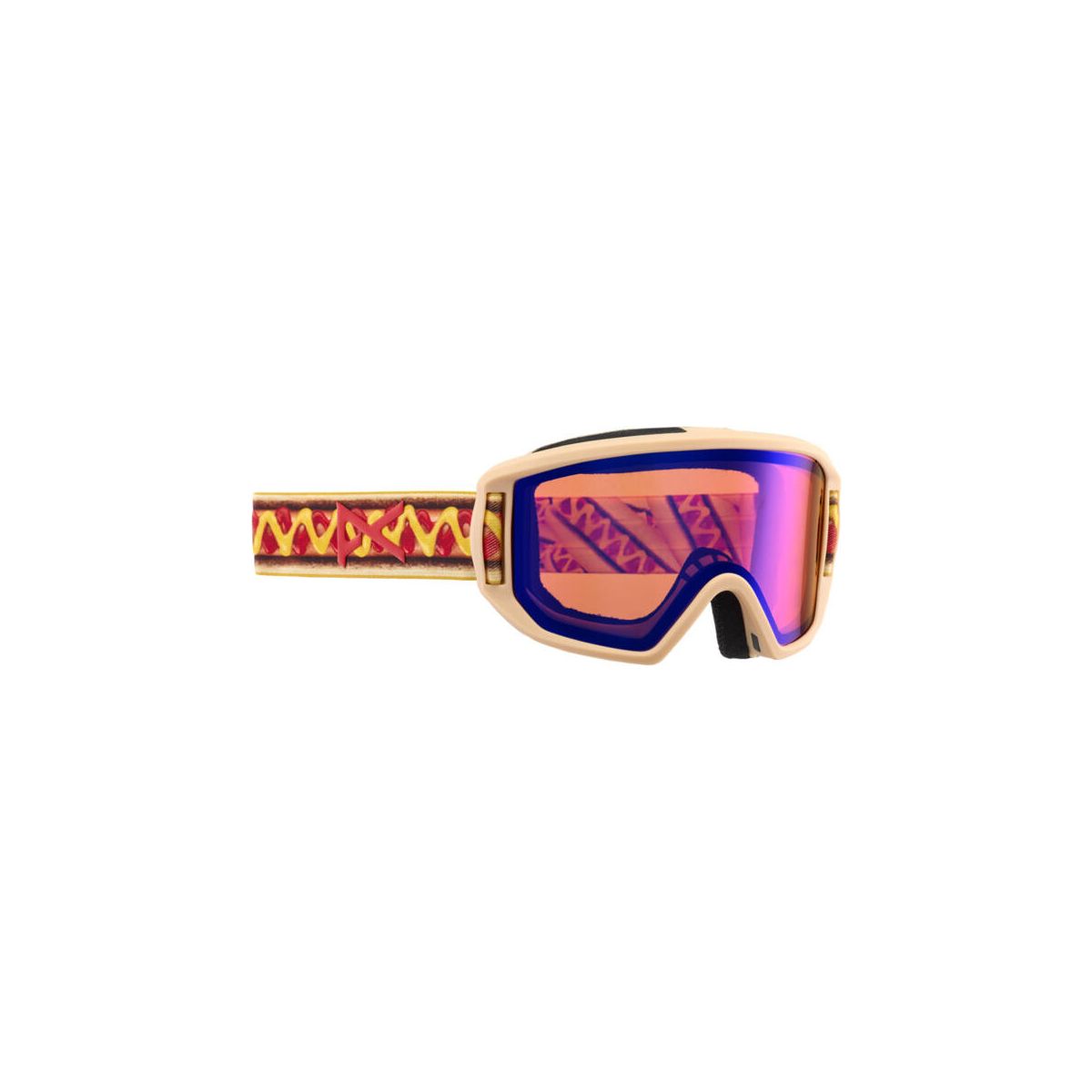 Anon Relapse Jr. Goggles + MFI Face Mask frame: hotdoggin, lens: blue amber (50% / s1) (AH9) Regular NA 1853717-AH9-NA