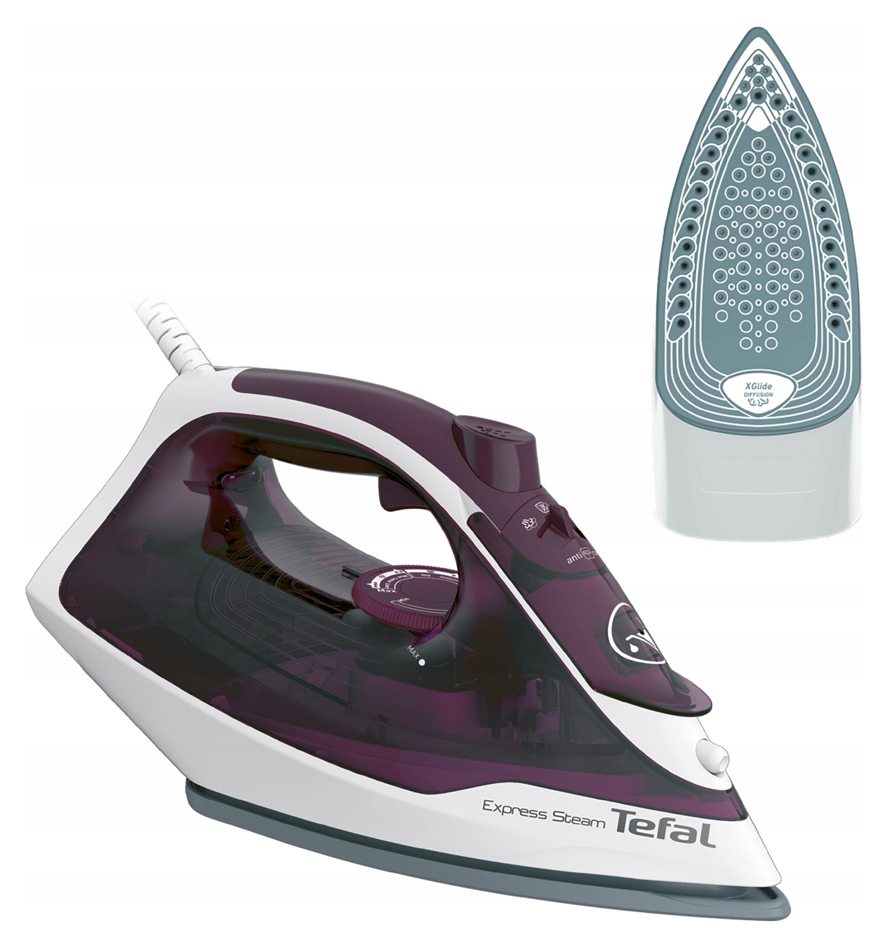 Tefal Dampfbügeleisen Express Steam 2400 W Keramik Anti-Drip Keramiksohle
