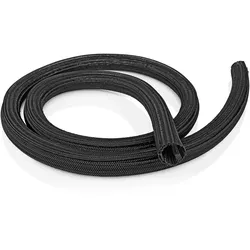 Nedis Kabelmanagement - Hülse - 1 Stück - max. Kabeldicke: 30 mm - Nylon - Schwarz