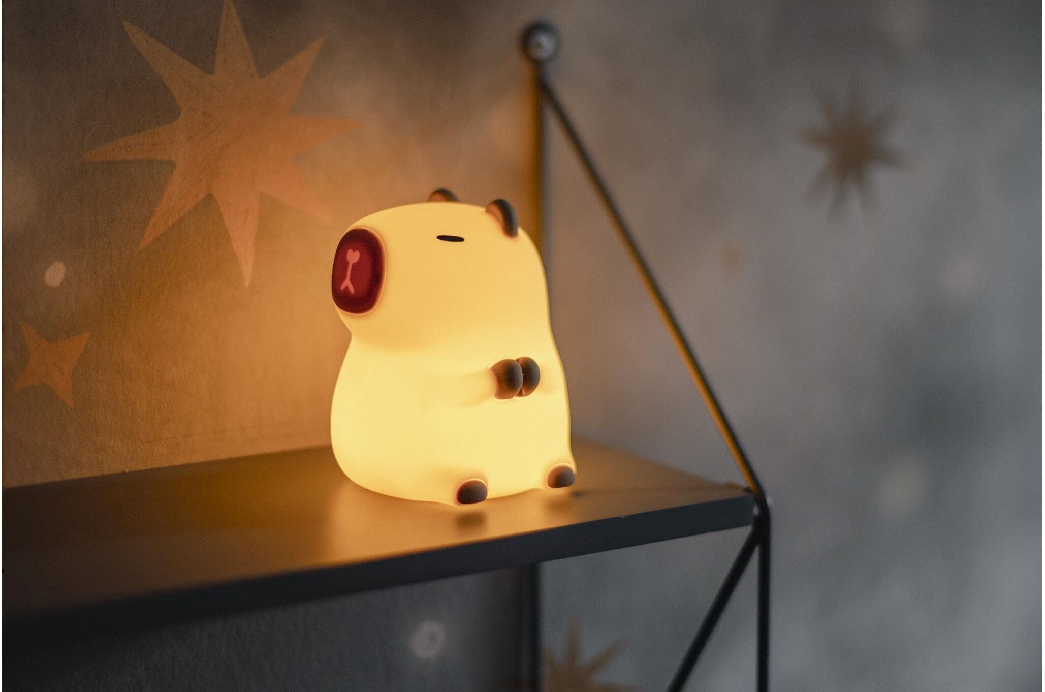 LED Nachtlicht "Capybara LED Functional RGBW", Baby, Gr. H: 11cm, gelb (bunt), PARFORCE TRADITIONAL HUNTING, Leuchten LED Nachtlicht bunt H: 11cm