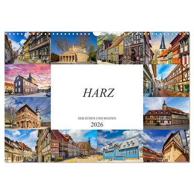 Harz der Süden und Westen (Wandkalender 2026 DIN A3 quer), CALVENDO Monatskalender