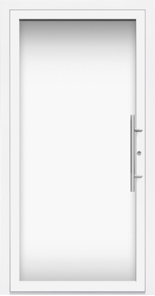 Splendoor L1010 Light Aluminium Haustüre Ganzglas