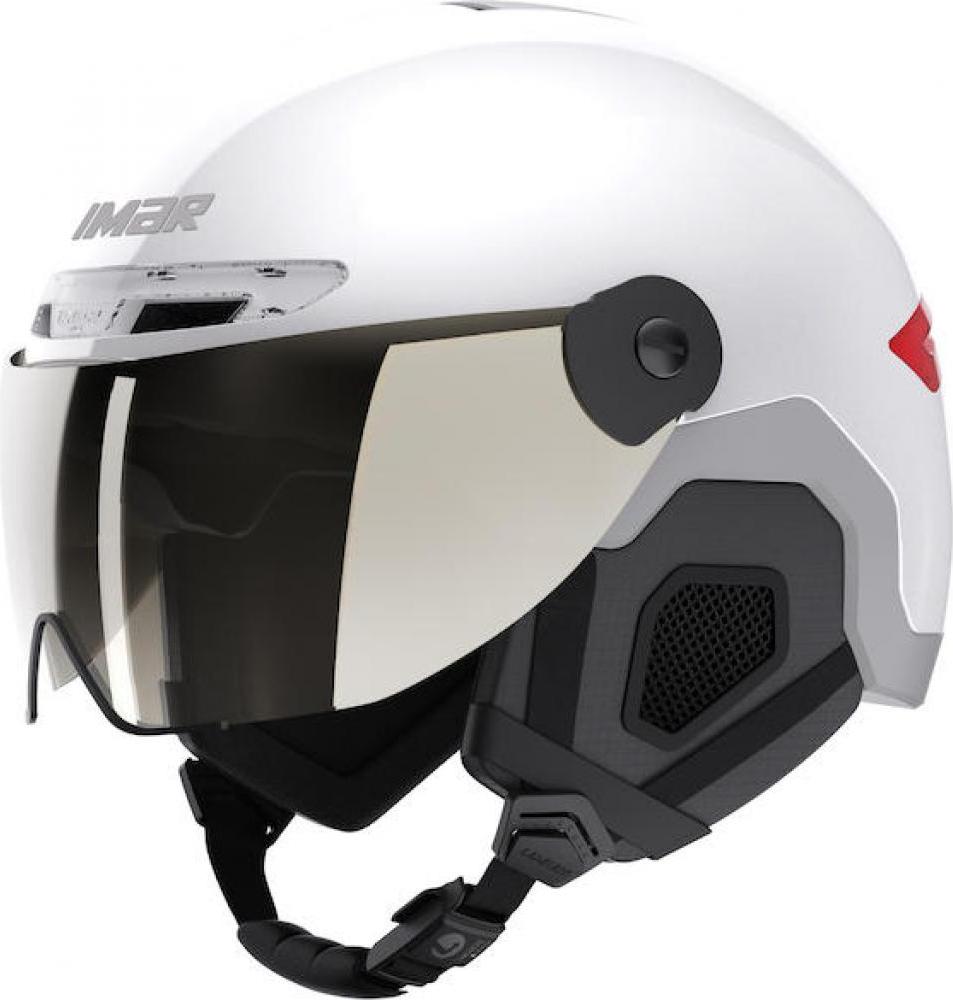 Limar Lumiere White M Weiß - urbaner Fahrradhelm mit MIPS & LED-Licht
