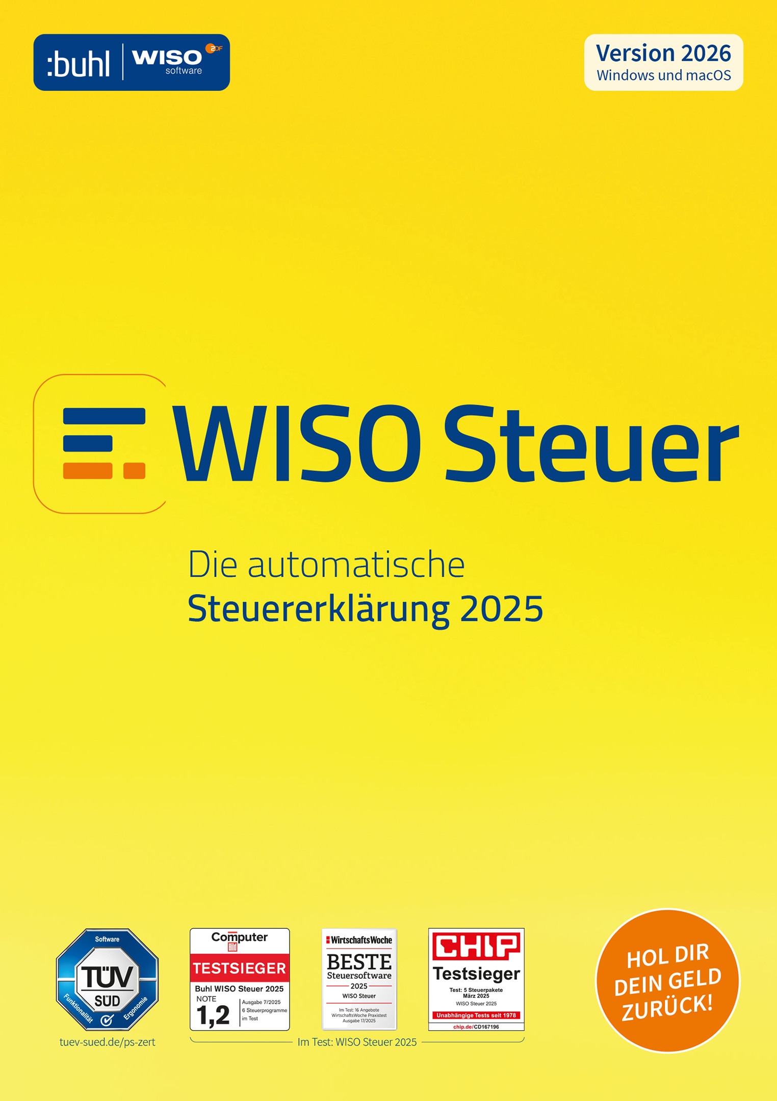Buhl Data WISO Steuer 2026 | Download & Produktschlüssel