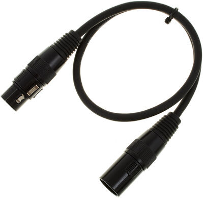 pro snake TPD-3 0,5 FM Schwarz